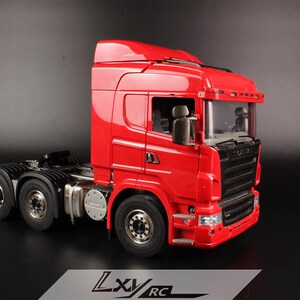 星越 田宫1/14拖头 斯堪尼亚scania   6x2k  6x4  6x6 双转向底盘