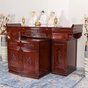 实木供桌佛台家用经济型农村中堂佛龛供台佛桌八仙桌中式神台香案