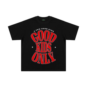 fff马思唯联名2022夏季潮牌开裂字母印花logo美式短袖t恤男生