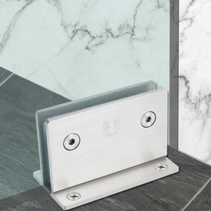 304不锈钢固定夹淋浴房玻璃固定夹屏风隔断夹墙夹卫生间玻璃角码