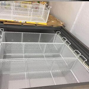 冷柜收纳筐水果筐子雪糕柜专用篮冰柜内置物架储物加密吊篮子挂架