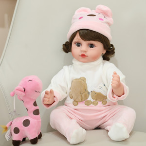 白雪公主洋d娃娃仿真婴儿会说话的娃娃睡眠布娃娃男孩女孩玩具礼