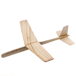 手抛直线滑翔机比赛木质拼装弹射航模木制飞机模型手掷学校竞赛真