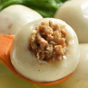 苏式鲜肉大汤圆猪肉汤圆荠菜汤圆宁波风味糯米丸子汤圆大黄米汤圆