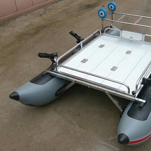 自制便携式小型钓鱼船图片