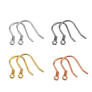 xd手工银耳勾s925银饰品首饰耳钩耳勾银勾耳钉饰品银钩配件p046一