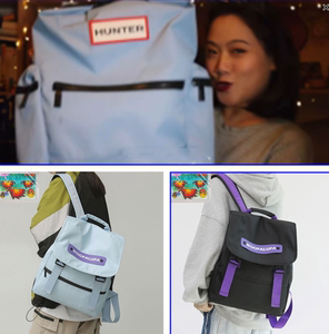 000人付款淘宝林怡伦桃子姐姐同款书包冰蓝色书包学生