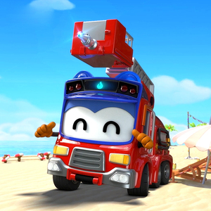 百变校车消防队长车长歌德仿真变形汽车塑料模型儿童玩具套装