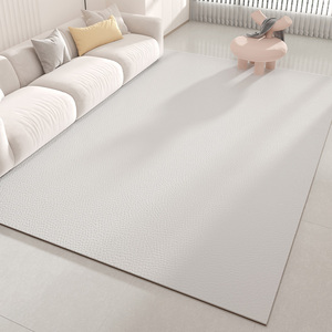 纯色地毯客厅pvc防水防污卧室地垫儿童房爬行垫可擦洗皮革垫子