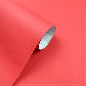 大红色pvc自粘墙纸加厚防水爱心装饰材料直播拍照摄影背景即时贴