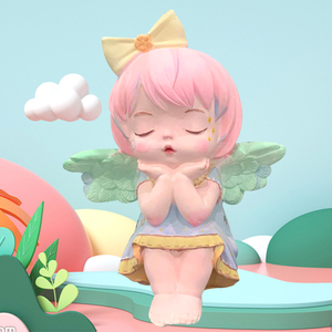 蛋糕摆件独角兽天使娃娃丘比特恶魔烘培蛋糕装饰公仔卡通玩偶2人付款