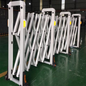 伸缩围栏学校幼儿园护栏可移动栏杆活动围挡户外隔离防护栏