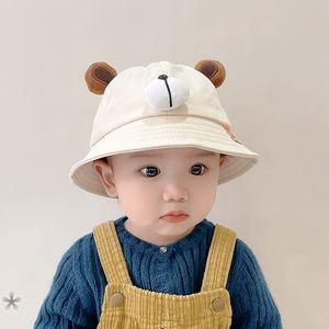 800人付款淘宝婴儿帽子春夏薄款男宝渔夫帽一岁小孩可爱触角遮阳帽