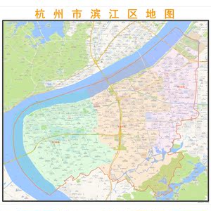 杭州市滨江区地图
