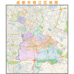 锦江区地图 范围图片