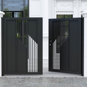 00凤凰霓裳丽淘宝中式铁艺庭院门单双开门小院别墅门后花园子母百叶