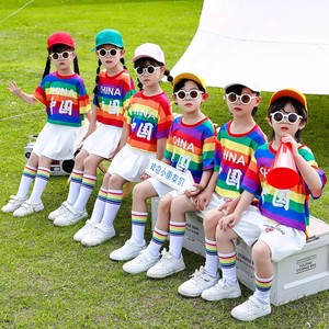 儿童啦啦队演出服中小学生运动会开幕式服装啦啦操团体街舞表演服