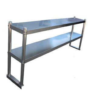 5米双层上架三层案台后厨台店2