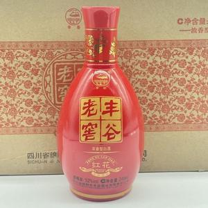 【1箱12瓶】2014年老酒品鉴酒丰谷老窖红花瓷固态法52度半斤装