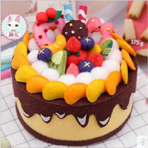 不织布手工蛋糕免裁材料包