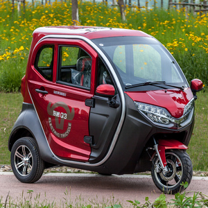 东威新能源新款q3全封闭式豪华快速电动三轮车接送孩子代步车家用