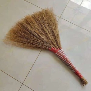 树枝扫把铁扫把草扫把手工老式笤帚家用庭院工厂农村金丝草加编加