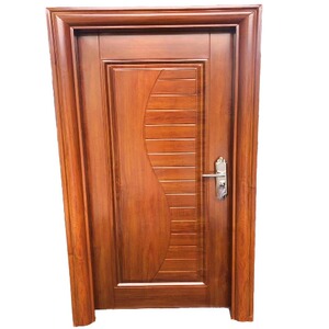 厂家热销锌合金门k加厚料烤漆钢套房间门电解板门推荐现货时尚新