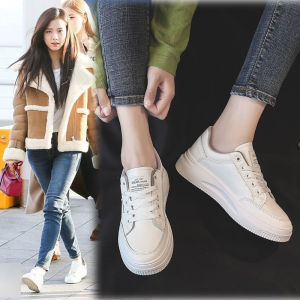 blackpink朴彩英rose金智秀同款鞋子韩国学院风简约百搭小白鞋女
