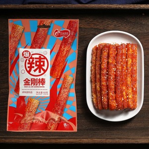 辣条金刚棒巨辣超辣爆辣变态辣魔鬼死亡面筋麻辣零