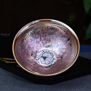 建阳福建建盏茶杯铁胎天目盏主人杯单杯纯手工黄涛金樽建窑