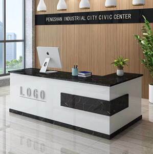 吧台带拐角收银台小型养生馆服装店饰品店7字型宾馆形商场旅店