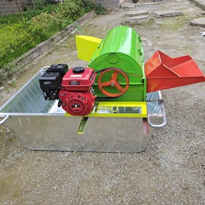 全自动打谷机水稻小型打麦机家用谷子脱粒机稻谷收割机农用机械