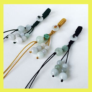 手把件绳高档手工编织玉石钥匙挂翡翠汽车钥匙扣包挂件招财挂坠绳