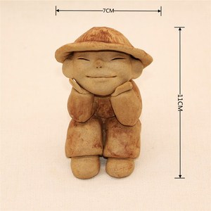 小泥人陶艺摆件人物手工