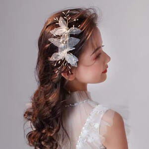 儿童头花女童发饰公主头饰小学生花朵h仙气舞蹈演唱会演出合唱饰