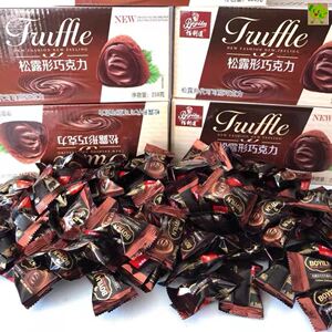 春满意诚淘宝【特价新款约120枚 佰利莲松露巧克力盒装】糖果零食