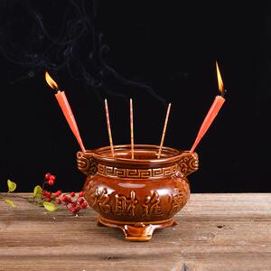 家用室内大号檀香炉佛堂供奉焚香炉祭祀烧香拜佛佛具用品2人付款36