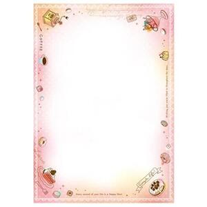 k印花a4色e影印纸好看s彩纸纸信纸a写信图案复印纸浪漫空白带花纹