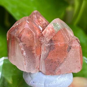 天然赞比亚红银山包裹体水晶原石矿物晶体标本景观石收藏摆件礼品