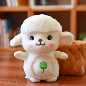 2021新品乖爱乖可羊女仔羊羊毛b绒玩具可爱布娃娃玩偶儿童节生日