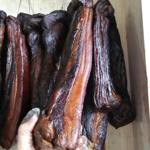 贵州特产精选五花腊肉乡下土猪肉农家柴火猪肉自制烟熏老腊肉500g