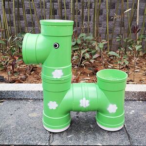 000人付款淘宝卡通动物小马造型装饰花架pvc水管diy创意花盆户外庭院