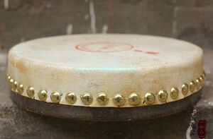 特厚牛皮单面鼓单皮鼓边鼓 半堂鼓道士鼓 扁鼓 5.5寸6寸6.5寸7寸