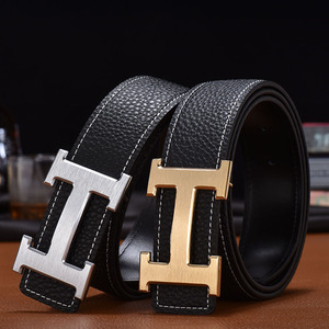 适用爱马仕皮带男z工字扣真皮奢侈品高档商务裤腰带中青年新款潮