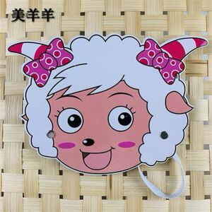 儿童喜羊羊与灰太狼整套卡通人物表演头饰幼儿园游戏角z色扮演面