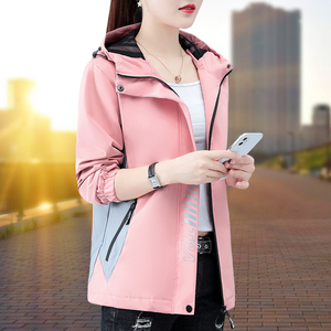 乔丹冲锋衣外套女春秋2022新款秋冬女装加绒加厚休闲女士名牌上衣