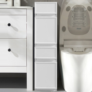 无印MUJ日本夹缝收纳柜子抽屉式夹缝柜塑料卫生间超窄厨房缝隙夹