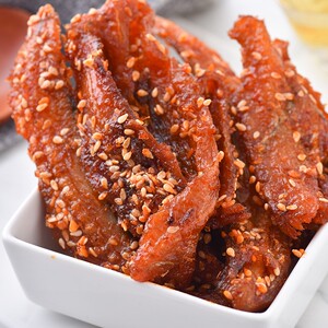 甜辣龙头鱼干500g蜜汁麻辣香辣龙头鱼干鱼片即食零食特产下酒菜