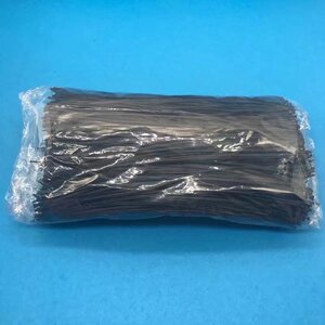 55mm包塑铁丝扎线20cm 1000条电线绑带黑0扎带捆