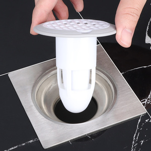 地漏防臭器水池漏塞硅胶洗脸盆水槽堵孔洗手盆漏水塞下水道堵塞子3人